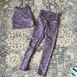 DYI matching legging sports bra set